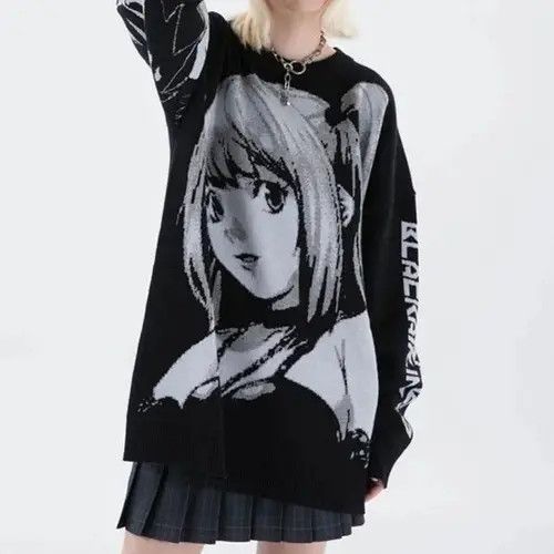 Japanese Brand × Vintage New Anime Death Note Designer Knitted Misa Sweater Size US M / EU 48-50 / 2 - 2 Thumbnail