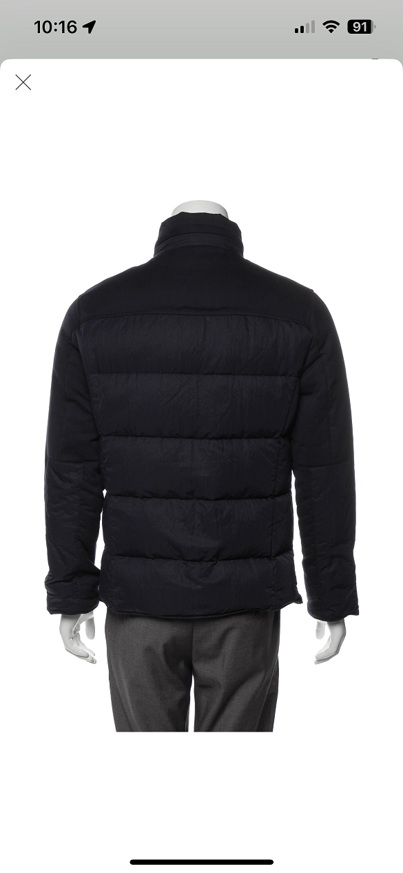 John Varvatos John Varvatos - Woven Down Coat Size US M / EU 48-50 / 2 - 2 Thumbnail