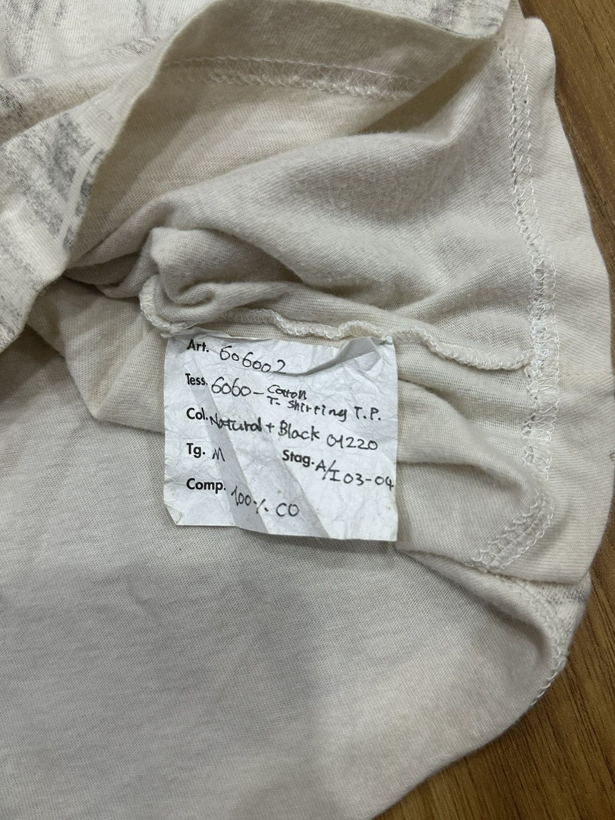 Neil Barrett Neil Barrett Over Dyed Full Printed Cotton Tee (SAMPLE) Size US M / EU 48-50 / 2 - 2 Thumbnail
