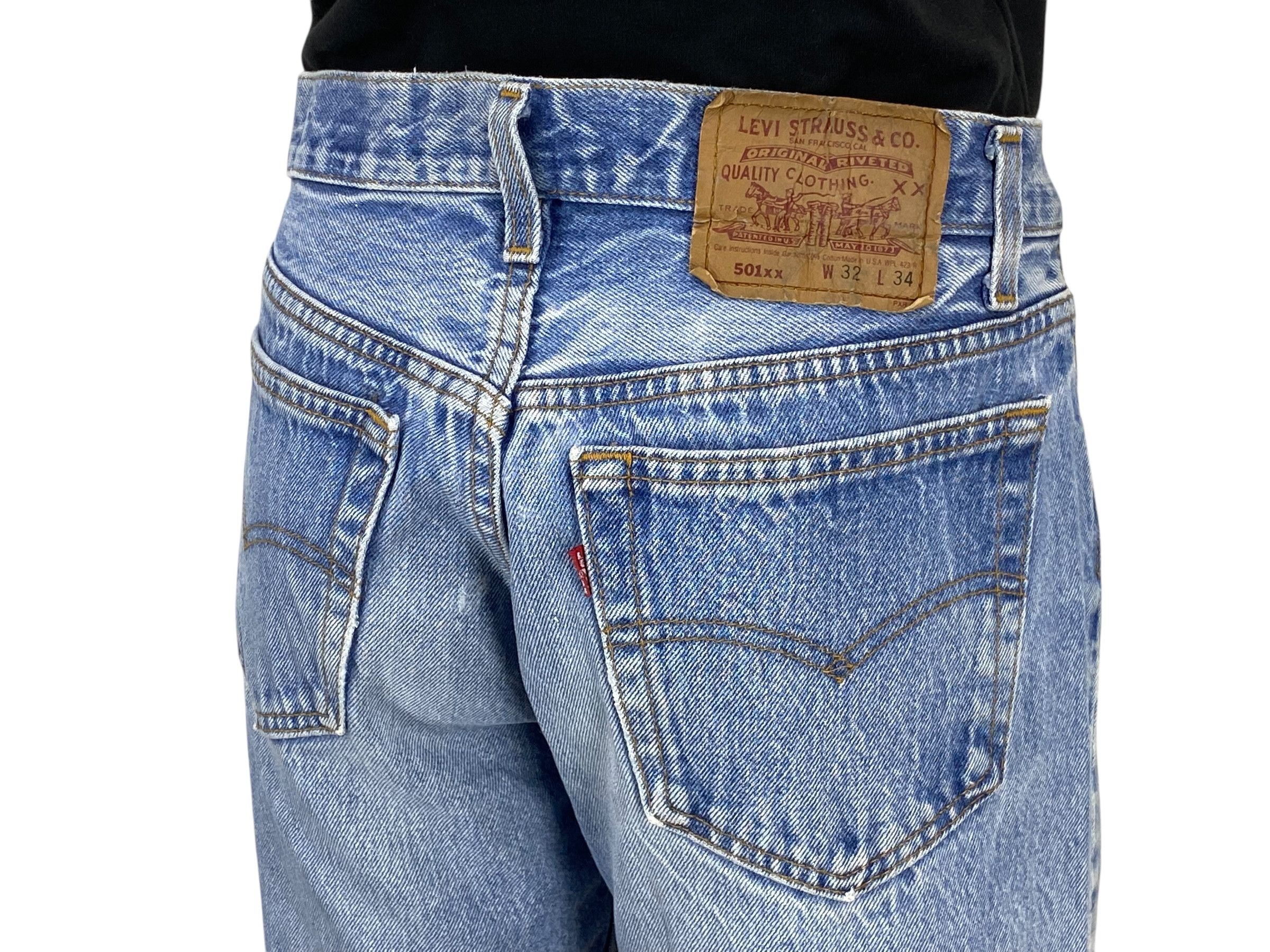 Levi's Levis 501-0000 Jeans 90s Vintage Levis Jeans Size US 30 / EU 46 - 7 Thumbnail