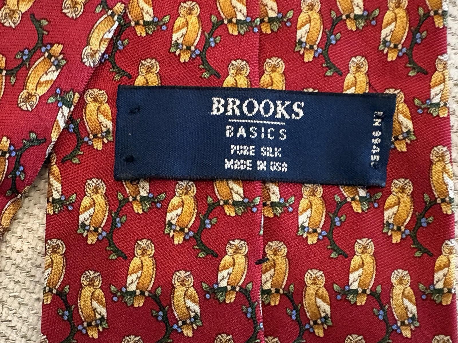 Brooks Brothers Lot of 2 100% Silk Brooks Brothers Made in USA Animal Prints Size ONE SIZE - 3 Thumbnail