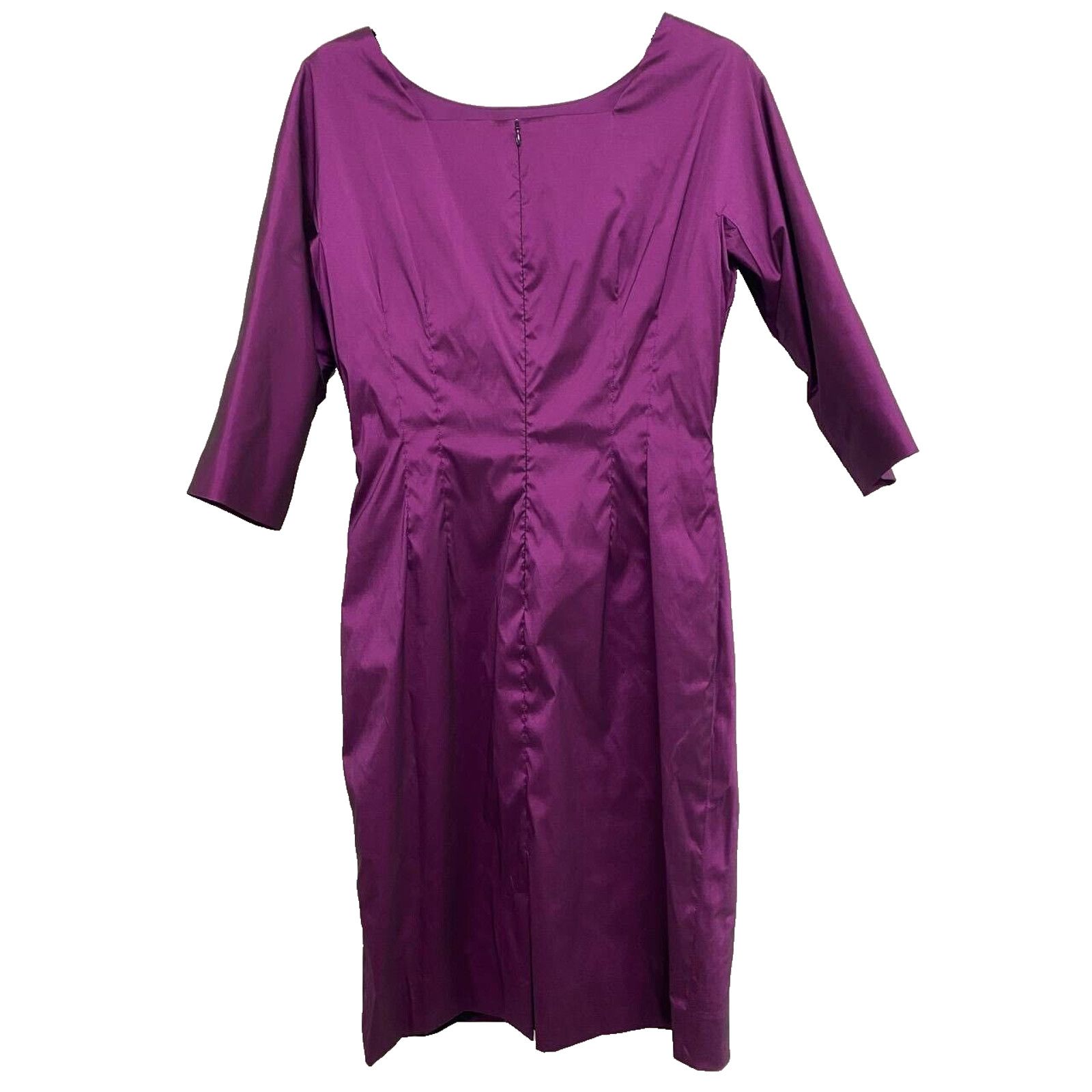 Sara Lanzi Sara Campbell prom shiny dress 3/4 Sleeve Size 10 A000412 Size L / US 10 / IT 46 - 2 Thumbnail