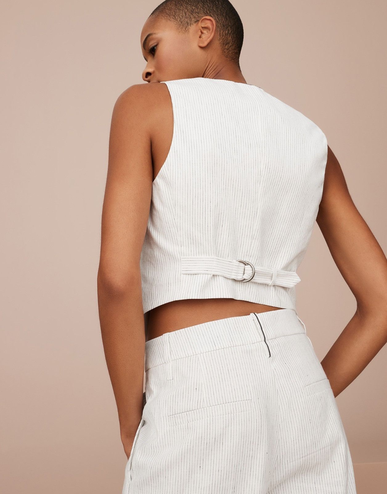 Brunello Cucinelli o1la1rc1a0425 Pant in White Size 27" / US 4 / IT 40 - 3 Thumbnail