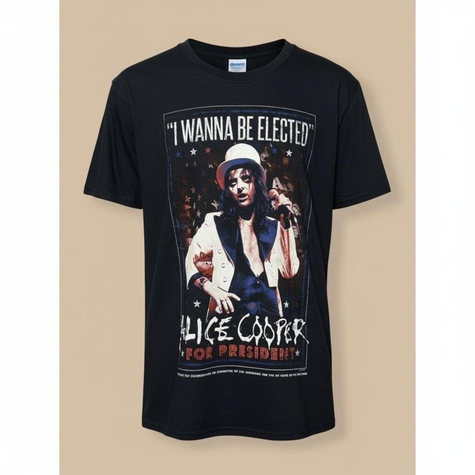 Other Alice Cooper 2016 Tour Tee I Wanna Be Elected Sz M (NWOT) Size US M / EU 48-50 / 2 - 1 Thumbnail