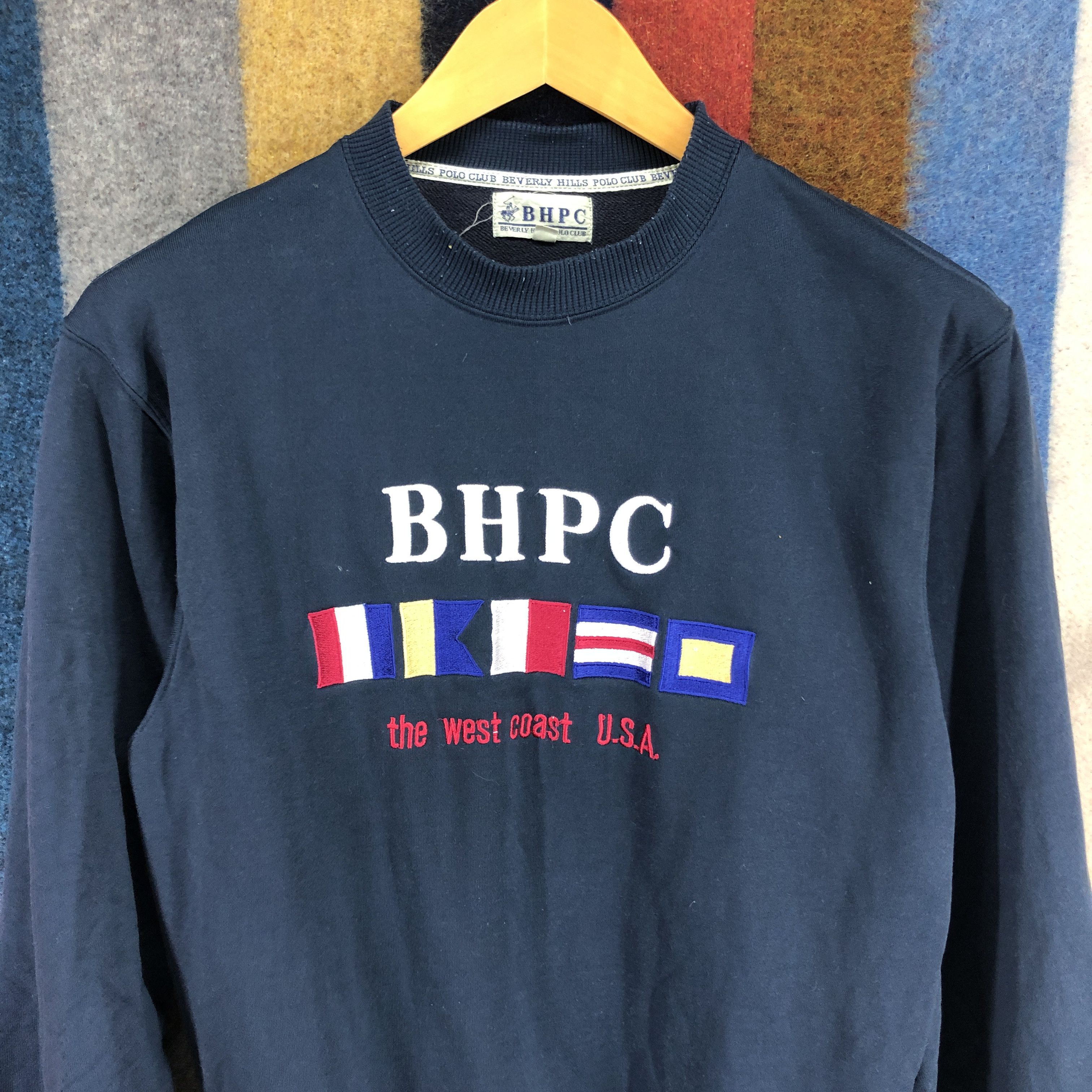 Beverly Hills Polo Club BEVERLY HILLS POLO CLUB Crew Neck Sweatshirt #0386/P Size US S / EU 44-46 / 1 - 2 Thumbnail