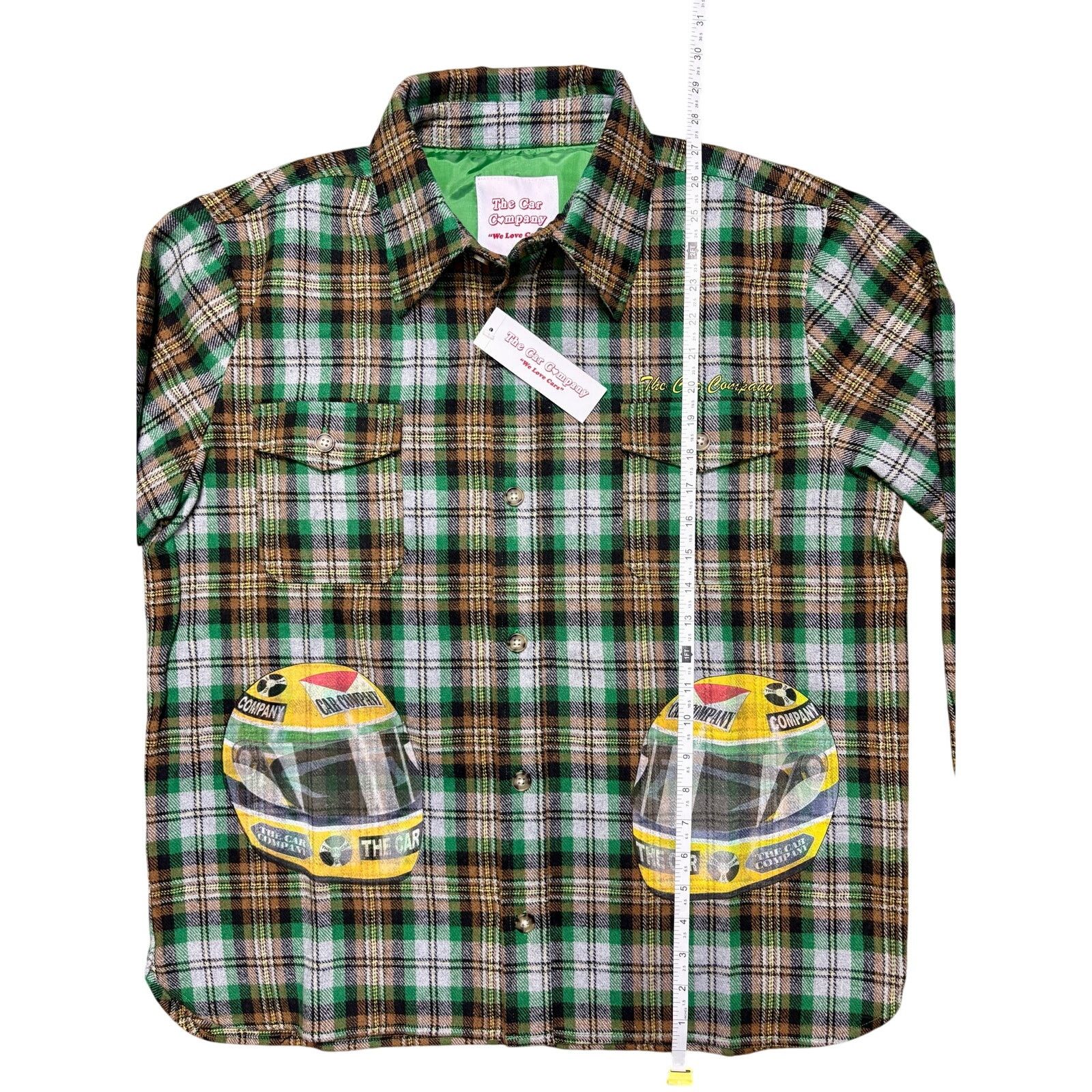Other NWT Men's Small Brown & Green Flannel by The Car Company Size US S / EU 44-46 / 1 - 4 Thumbnail