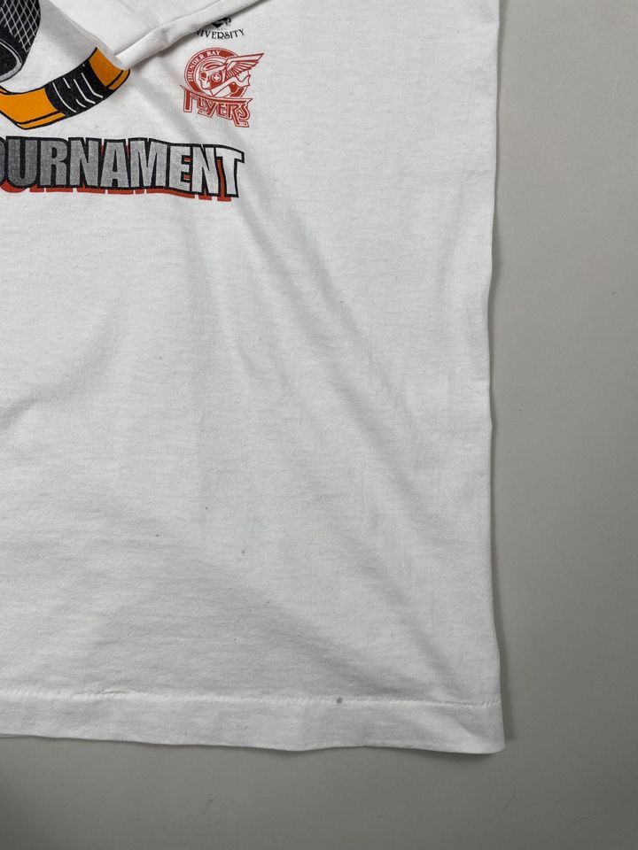 NHL × Vintage Vintage 90s McDonald's Hockey T-Shirt Size US XL / EU 56 / 4 - 5 Thumbnail