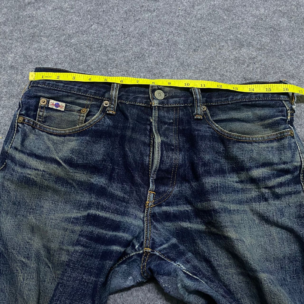 Japanese Brand 💥Rare💥Vintage Studio D Artisan Selvedge Distressed Denim Size US 33 - 4 Thumbnail