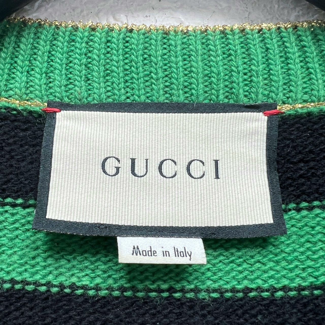 Gucci Gucci Cat striped wool sweater 2501-Nextarrow Size US S / EU 44-46 / 1 - 3 Thumbnail