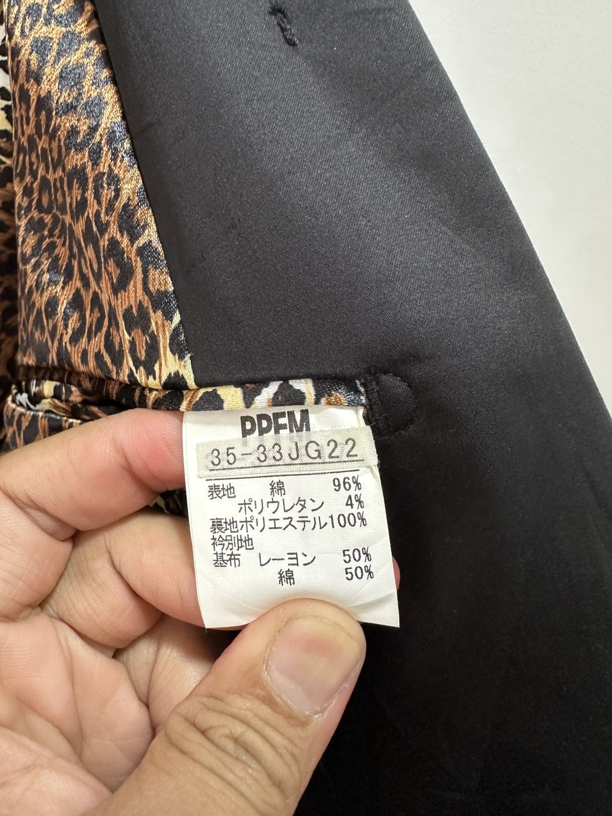 Hysteric Glamour PPFM Coat Blazer Jacket Leopard Inner Inside Design Size US L / EU 52-54 / 3 - 4 Thumbnail
