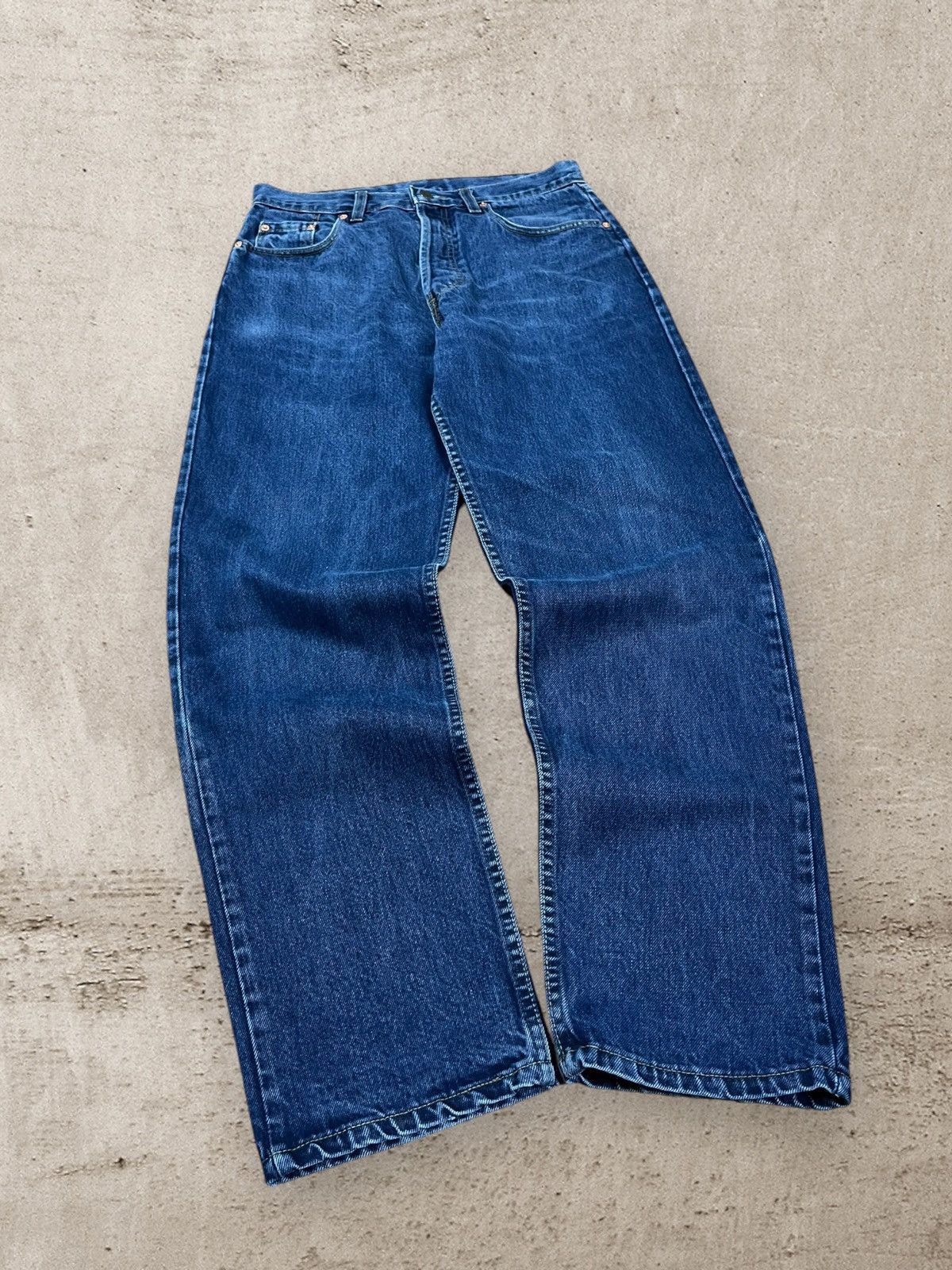 Levi's Vintage Levis 618 orange tab 32x32 navy blue jeans pants Size US 32 / EU 48 - 5 Thumbnail