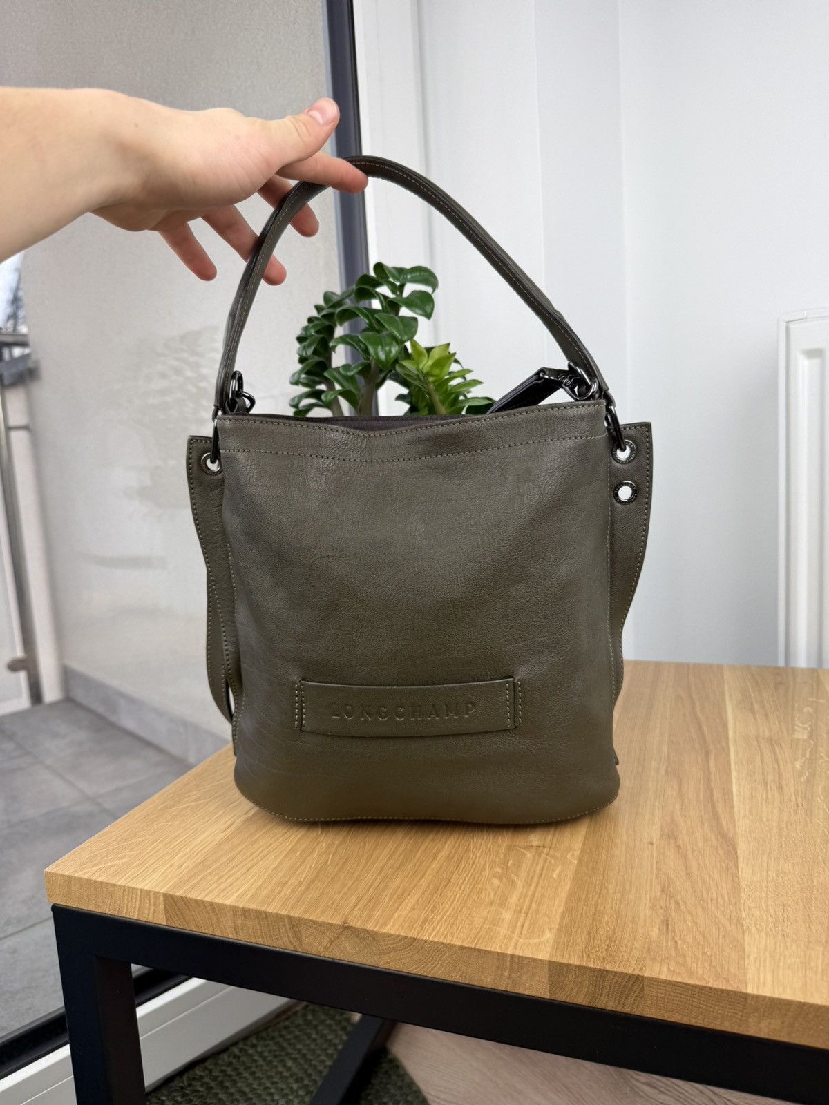 Longchamp Longchamp Shoulder Leather Bag Size ONE SIZE - 1 Thumbnail