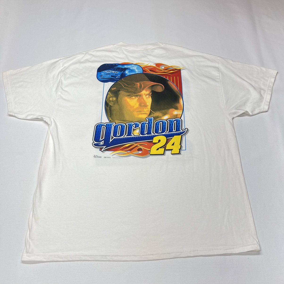 Chase Authentics NASCAR Tee Shirt Jeff Gordon 24 Racing Chase Flames Y2K Size US XL / EU 56 / 4 - 17 Thumbnail