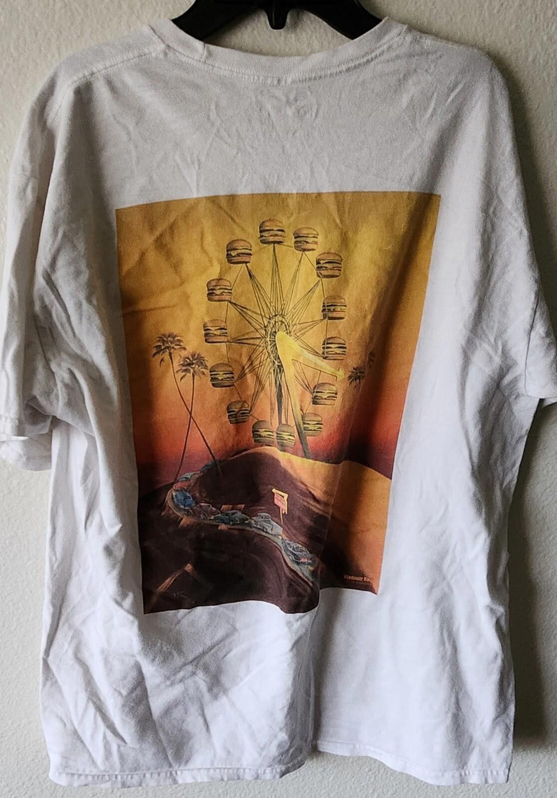 Designer In N Out Burger Shirt Mens Size L White 2018 70th Size US L / EU 52-54 / 3 - 1 Thumbnail