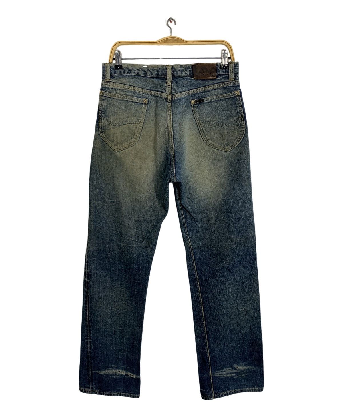 Lee Vintage Lee Indigo Selvedge Denim Jeans Straight Cut Size US 31 - 2 Thumbnail