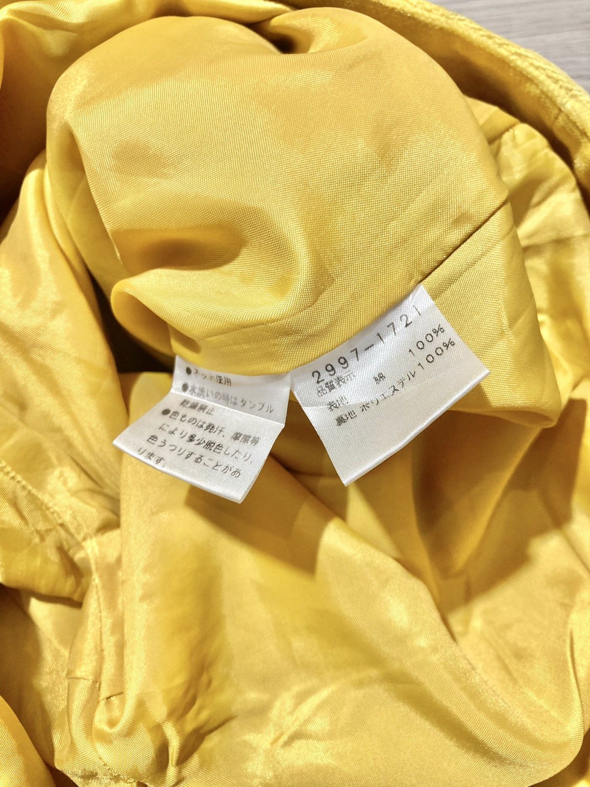 Jean Charles De Castelbajac 1990s Vintage Castelbajac Sport Wax Pants Yellow Luxury Size US 26 / EU 42 - 22 Thumbnail