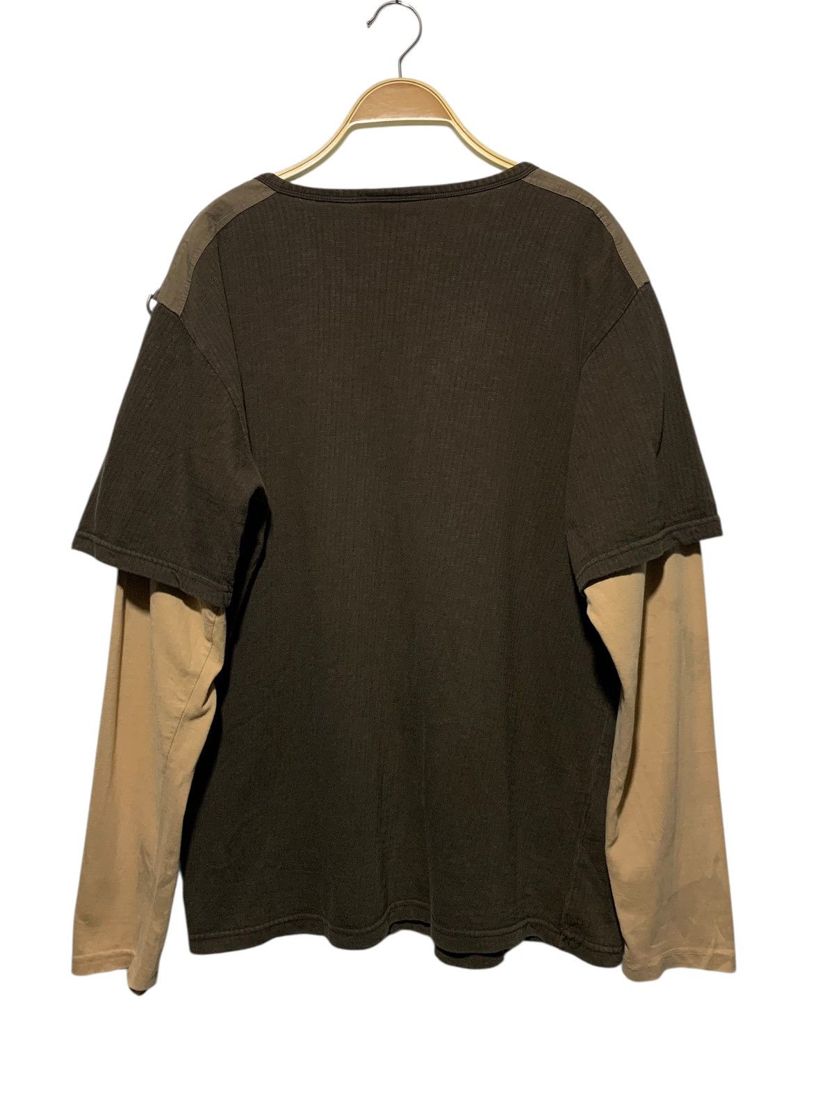 20471120 Y2k Jabez skateboarding poem double layer longsleeve tee Size US M / EU 48-50 / 2 - 7 Thumbnail