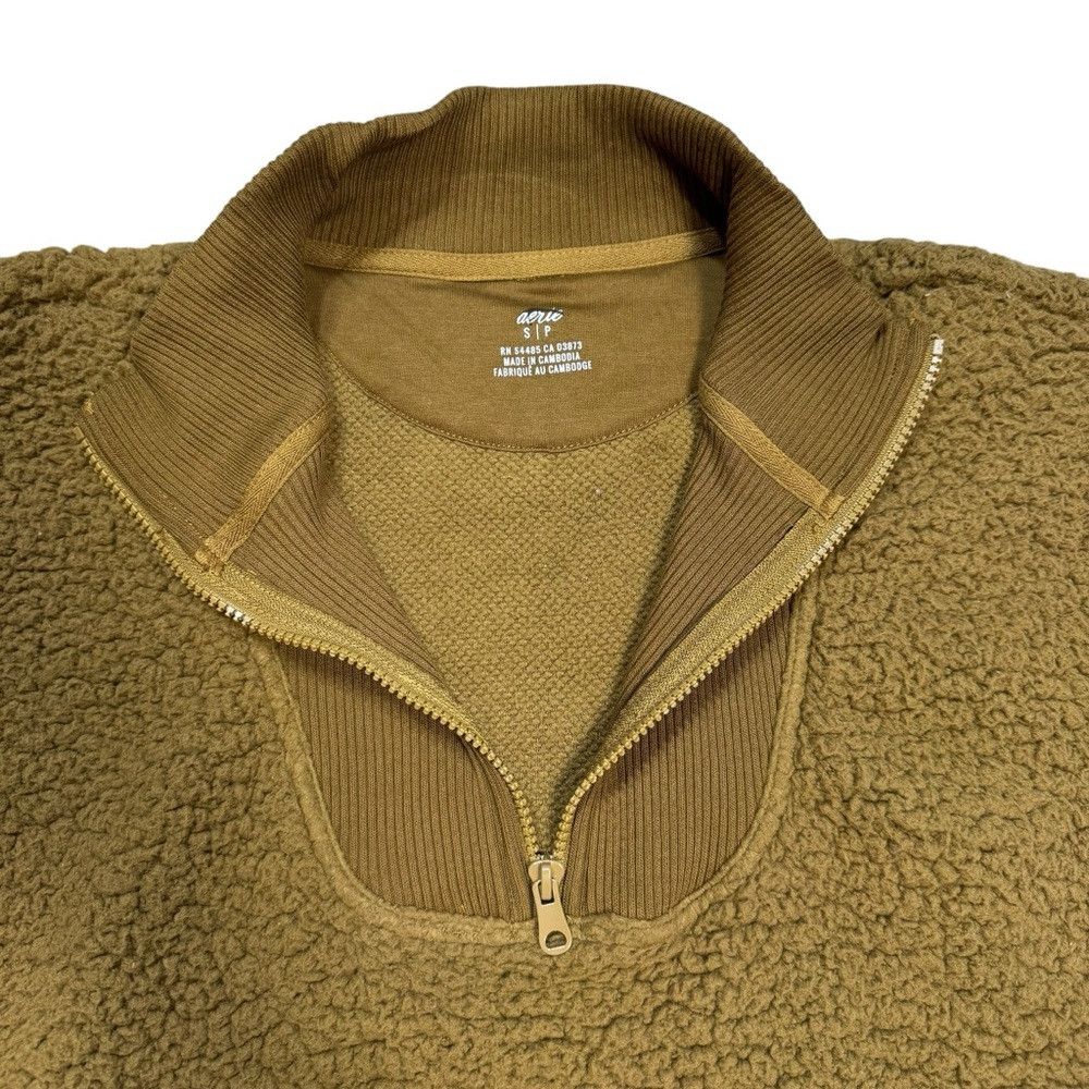 Other New Aerie Dream Sherpa Quarter Zip Sweatshirt Size S Size S / US 4 / IT 40 - 6 Thumbnail