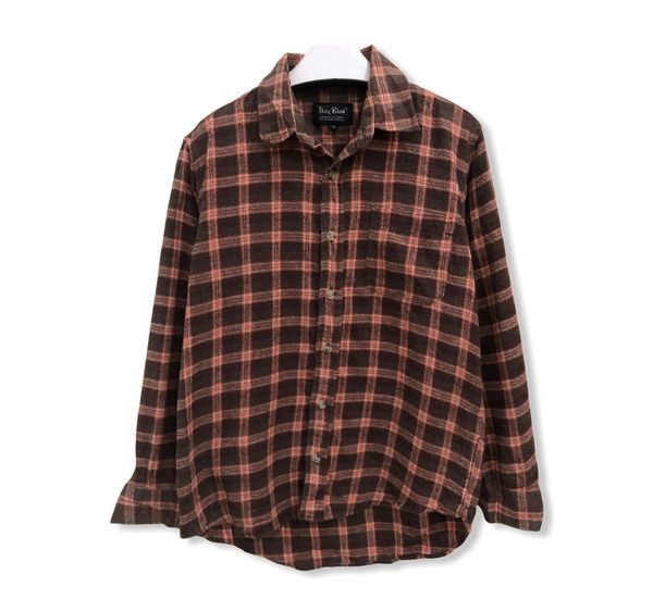 image of Troy Bros Plaid Tartan Flannel Shirt, Men's (Size Small)