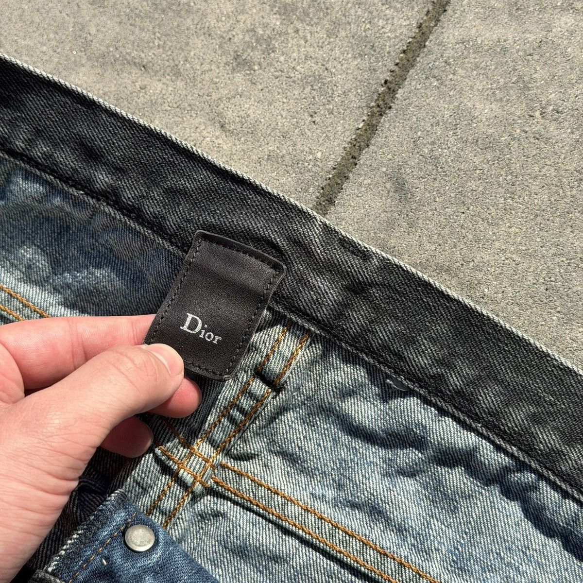 Dior AW06 Dior Homme Cummerbund Denim Size US 34 / EU 50 - 3 Thumbnail