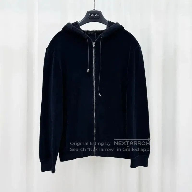 Versace Versace Black Cotton Blend Logo Zip-Up Jacket . Size US XS / EU 42 / 0 - 1 Thumbnail