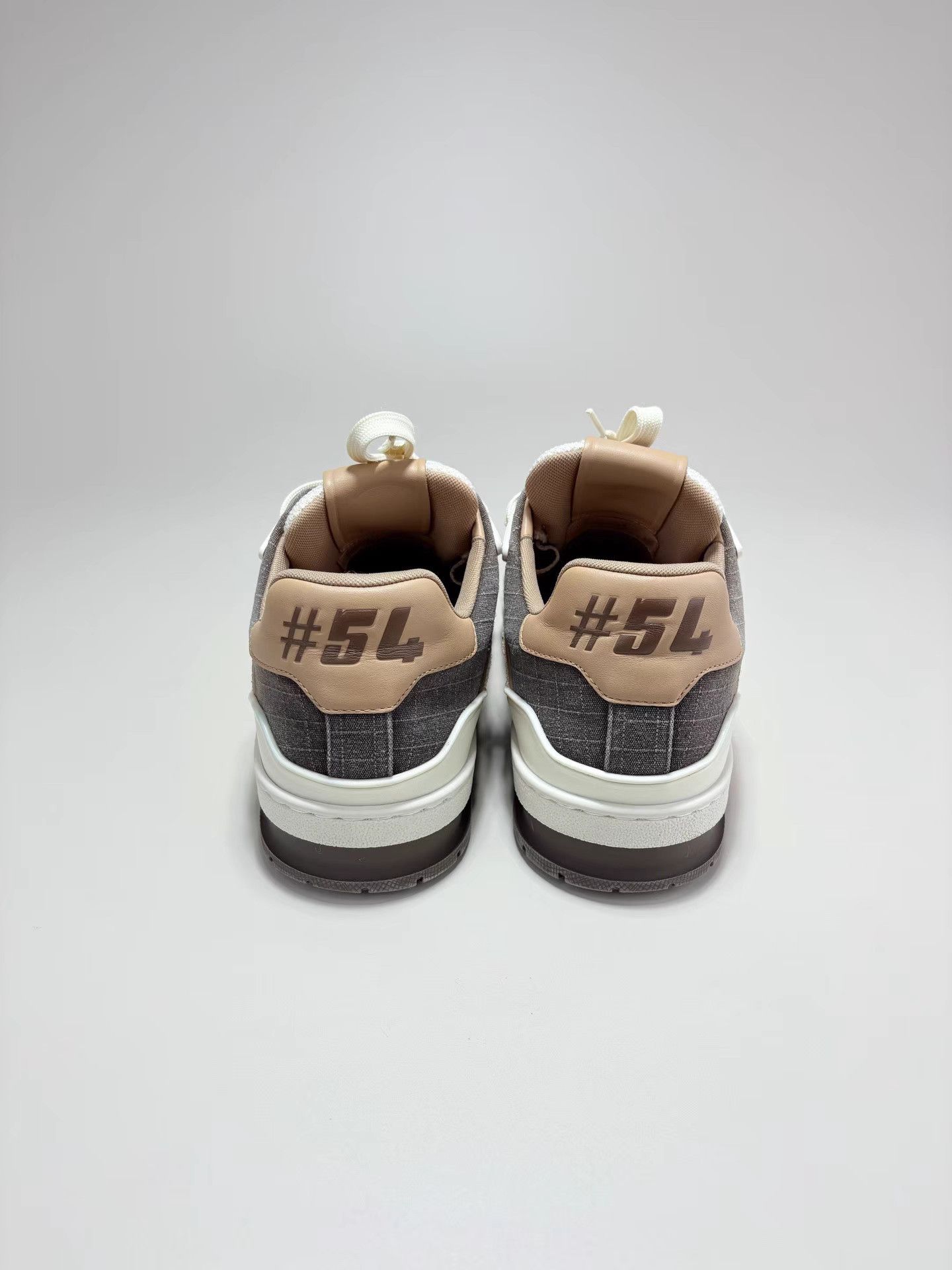 Louis Vuitton LV Trainer Patchwork Milk Tea Low-Top Sneakers Size US 8.5 / EU 41-42 - 3 Thumbnail