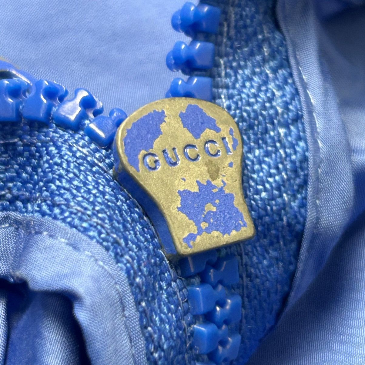 Gucci Luxury Gucci Light Jackets Jaquard Blue Rain Coat Size US L / EU 52-54 / 3 - 8 Thumbnail