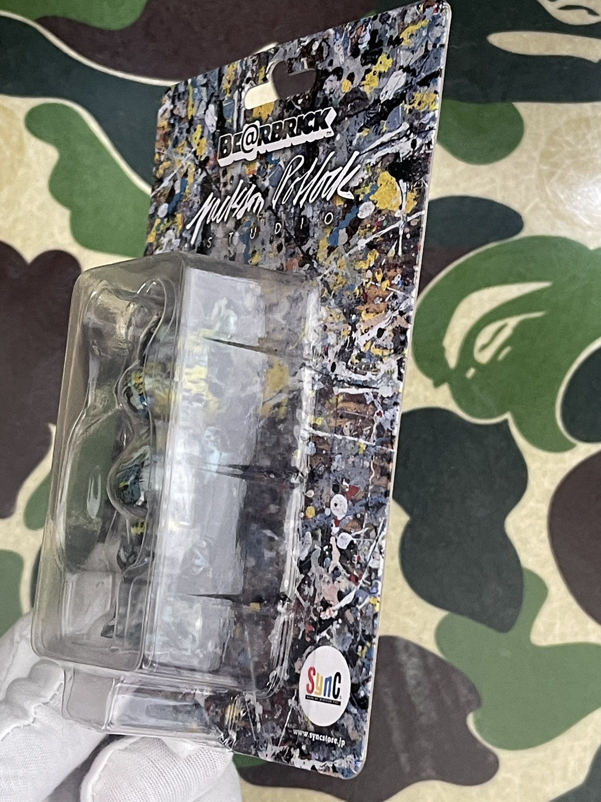 Medicom Toy Medicom 100% Be@rbrick Jackson Pollock Studio 2016 Bearbrick Size ONE SIZE - 5 Thumbnail
