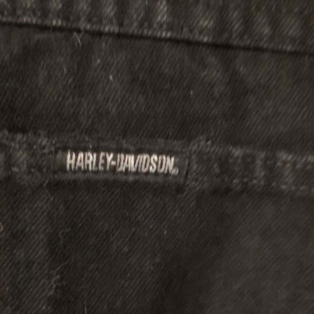 Harley Davidson Harley-Davidson Black Vintage Jeans Size 8R Size 30" / US 8 / IT 44 - 7 Thumbnail