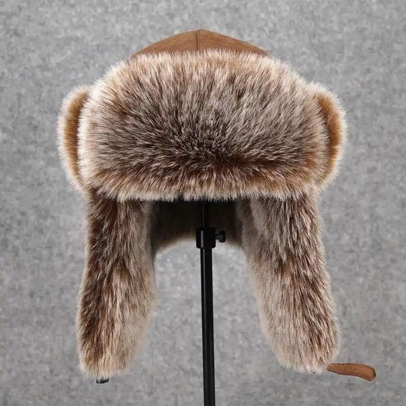 Other Winter Plush Bomber Hats Warm Snow Bonnet Earflap Hats Size ONE SIZE - 1 Thumbnail