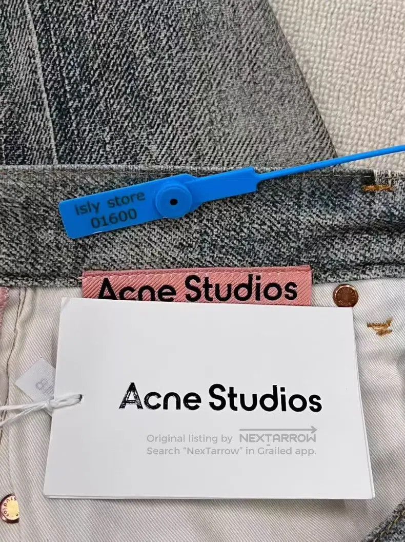 Acne Studios Loose Fit Retro Printed Wide Leg Seven-Eighth