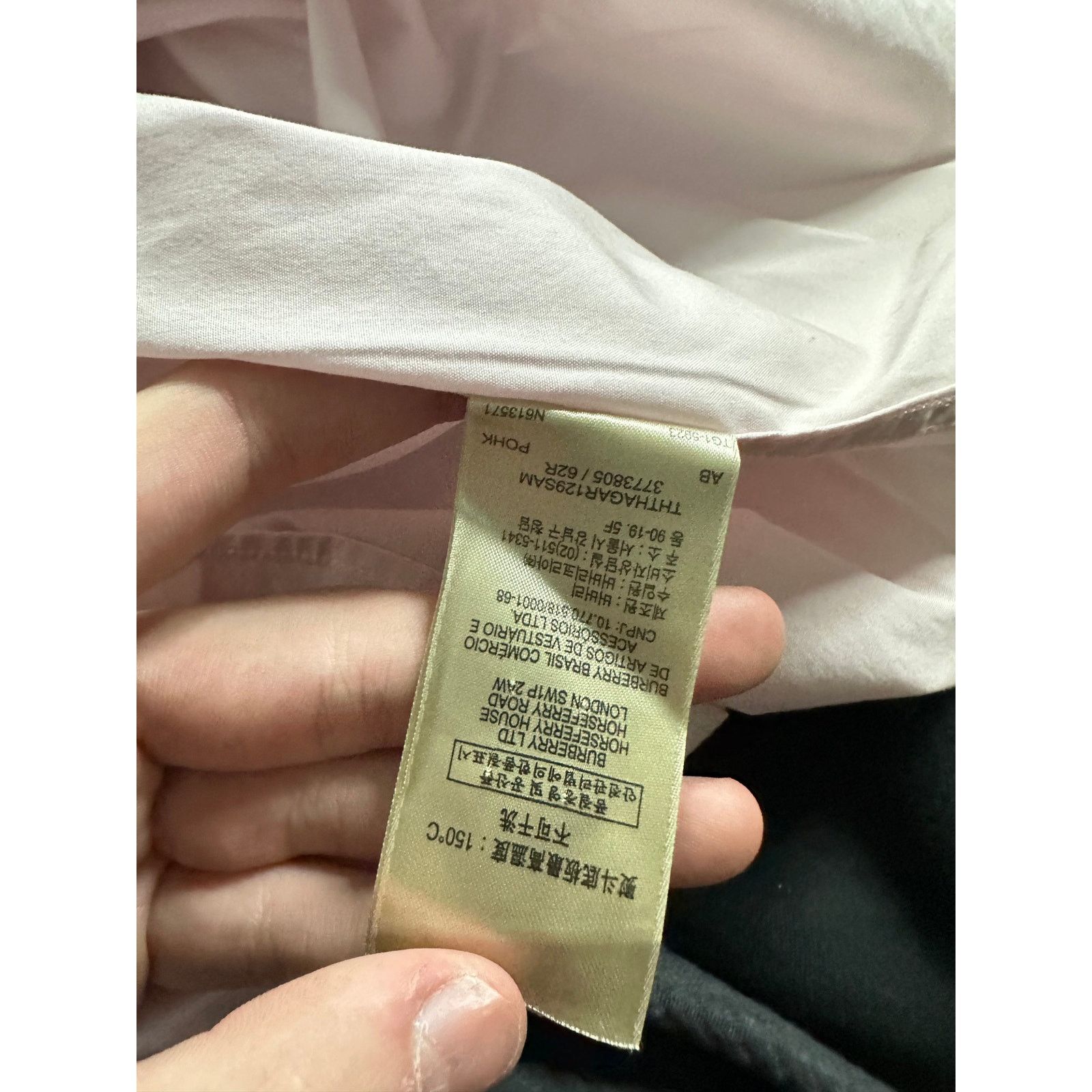 Burberry Burberry Button Up Pink Large Used Size US L / EU 52-54 / 3 - 2 Thumbnail