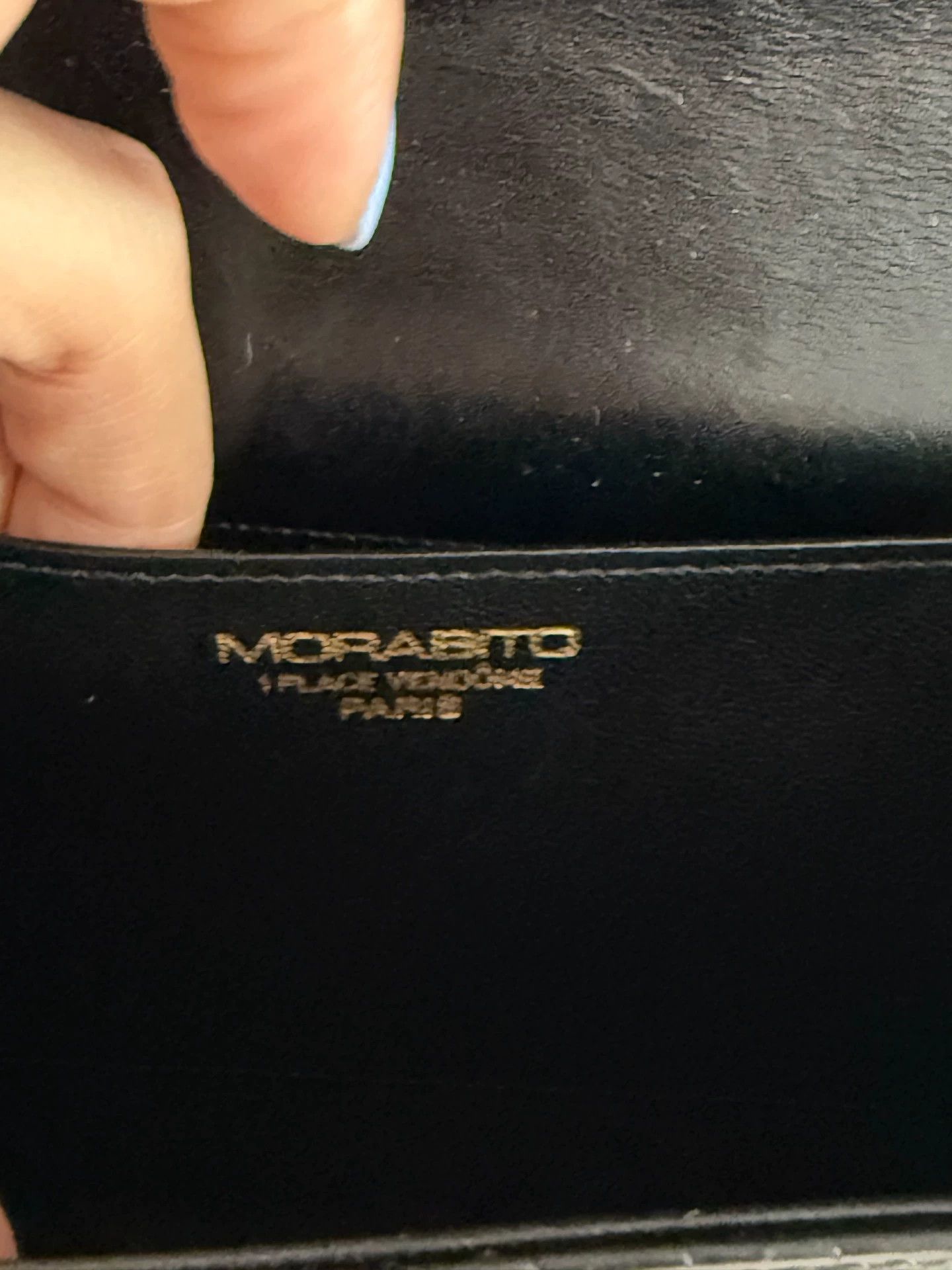 Other Morabito Vintage Gold & Black Croc 2way Handbag Size ONE SIZE - 9 Thumbnail