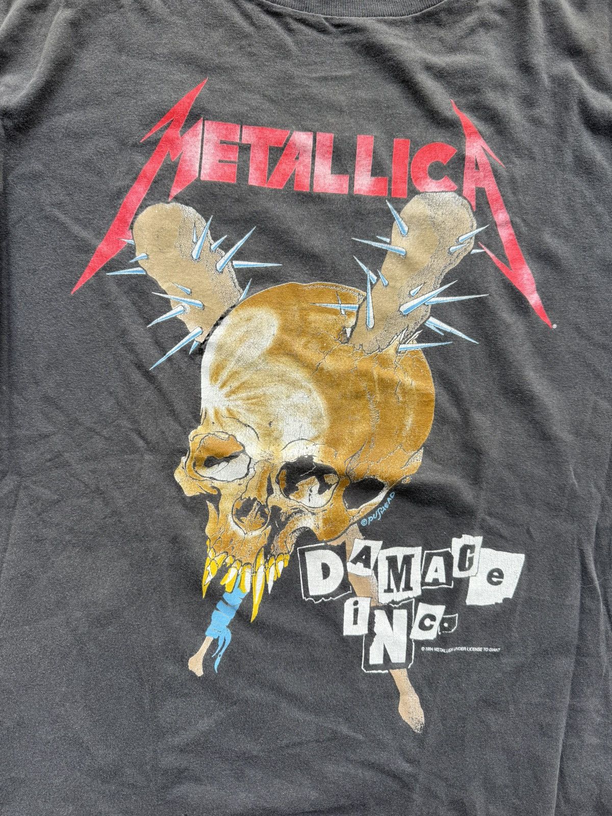 Band Tees × Metallica × Vintage Rare Vintage 1994 Metallica “Damage Inc.” Tour Tee Size US XL / EU 56 / 4 - 2 Thumbnail