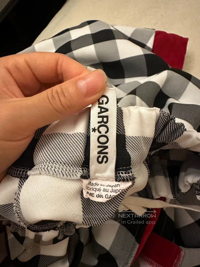 Comme des Garcons Comme Des Garcons size XS Main Line Black and White Plaid Size 23" - 3 Thumbnail