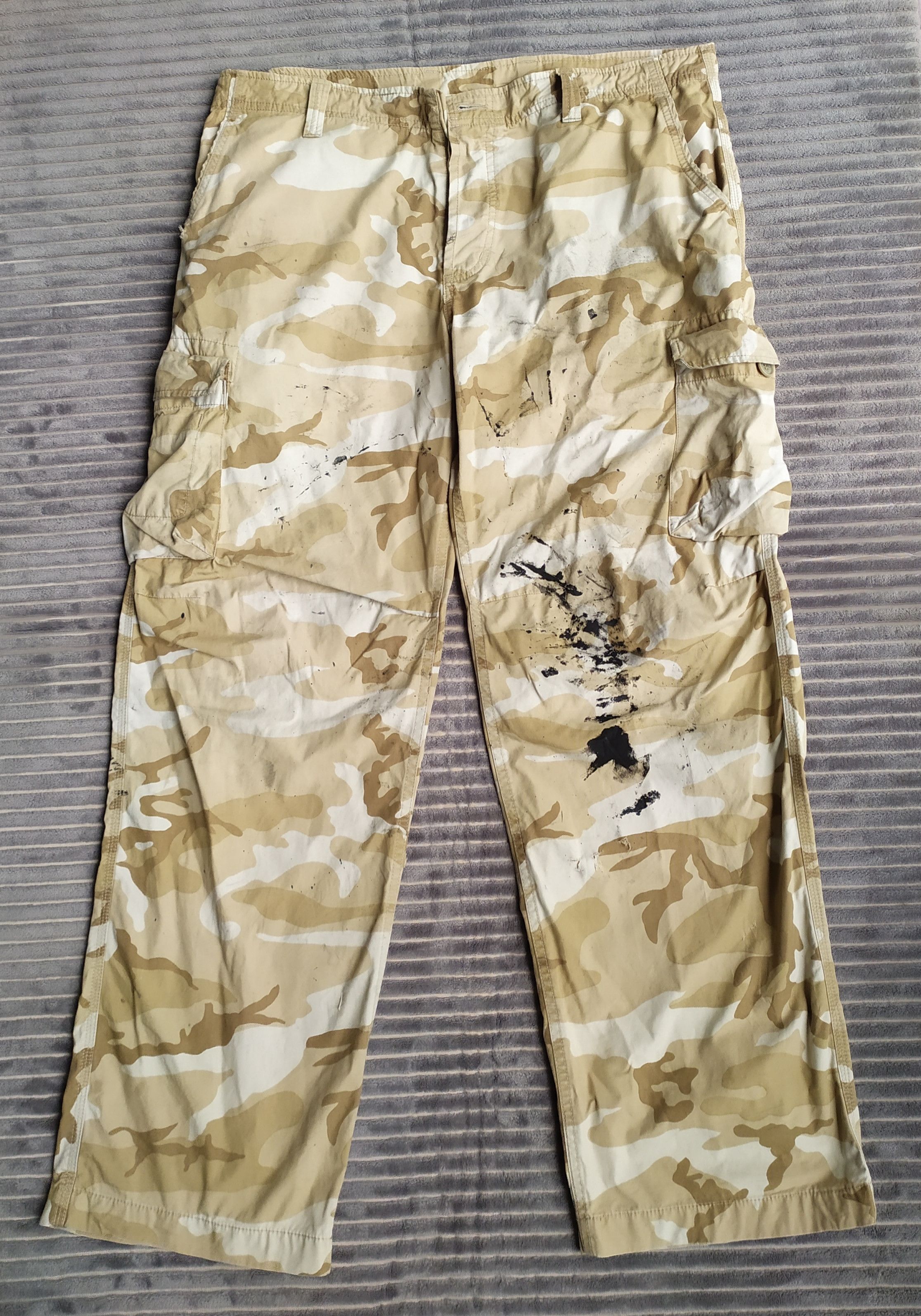 Carhartt × Vintage Carhartt distressed camo cargo pants Size US 38 / EU 54 - 1 Thumbnail