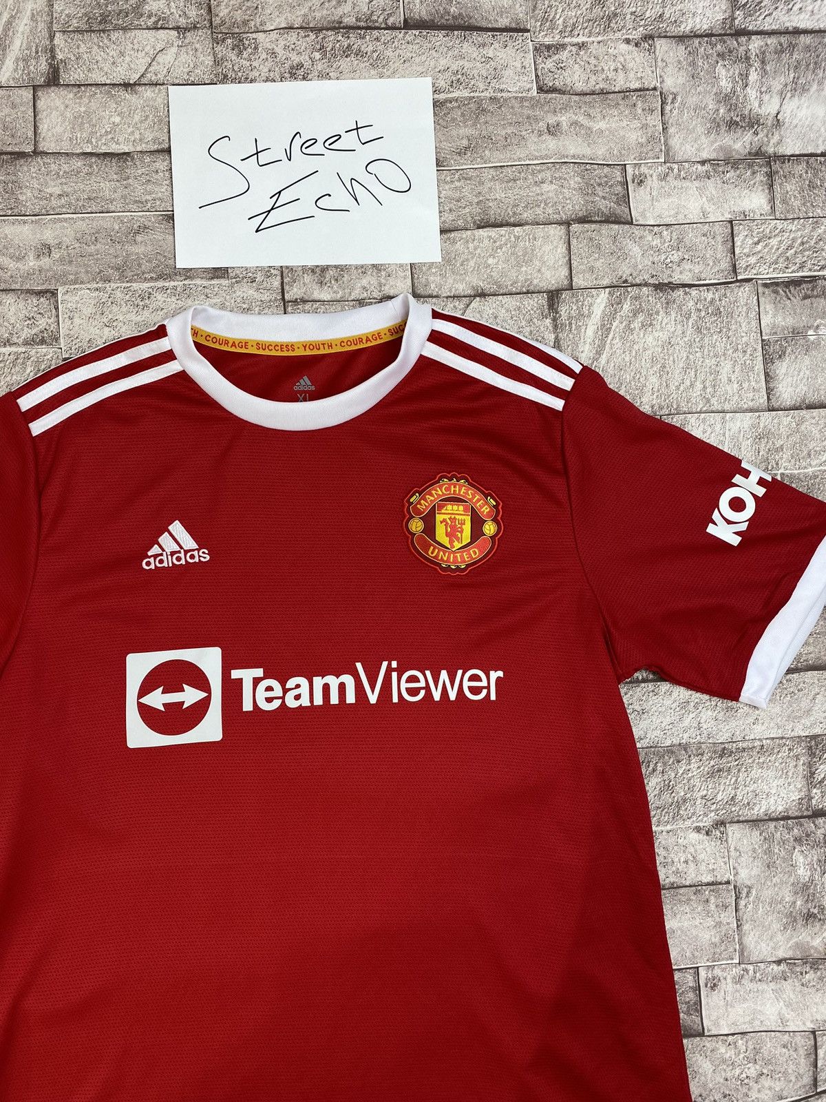 Adidas Soccer Jersey MANCHESTER UNITED 2021 2022 Home Jersey Adidas Size US XL / EU 56 / 4 - 7 Thumbnail