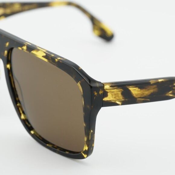 Victoria Beckham Victoria Beckham VB671S 012 Sunglasses Havana Square Frame Size ONE SIZE - 2 Thumbnail