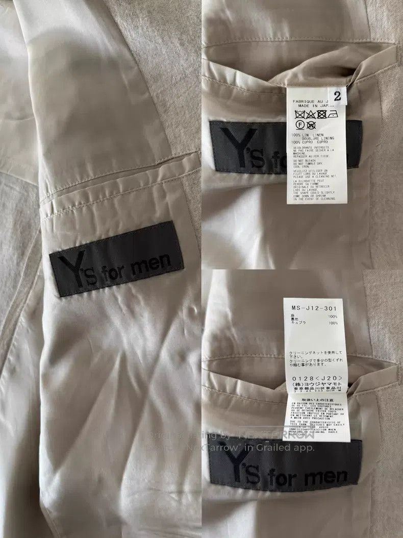 Yohji Yamamoto Yohji Yamamoto 24SS Linen Patchwork Suit Jacket Size US M / EU 48-50 / 2 - 9 Thumbnail