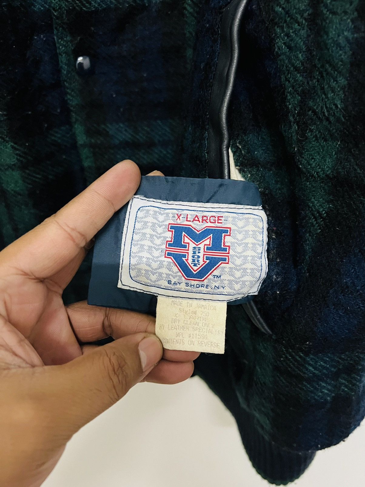 Vintage Vintage 80s Reversible Thump! Varsity Bomber Jacket Size US XL / EU 56 / 4 - 10 Thumbnail