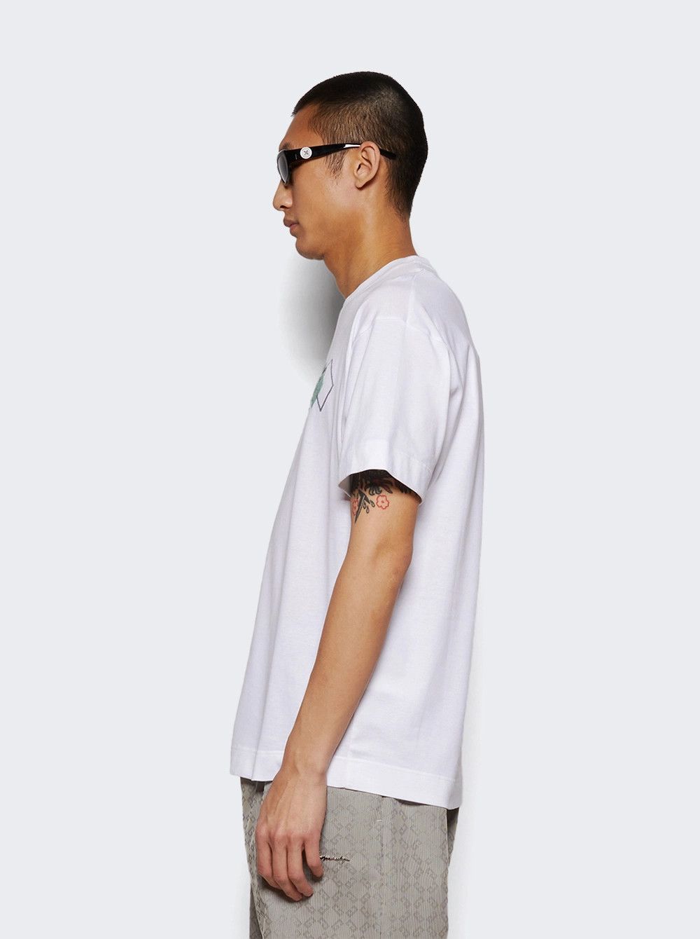 Givenchy o1mle0326 Regular Fit Tee Shirt in White Size US L / EU 52-54 / 3 - 3 Thumbnail