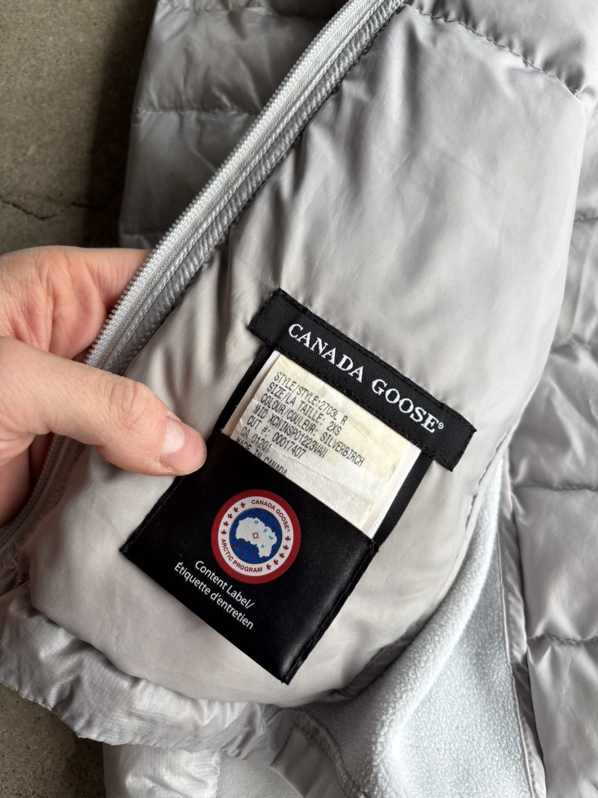 Canada Goose × Vintage Crazy Canada Goose Hybridge Lite Lightweight Puffer Jacket Size XXS / US 00 / IT 34 - 9 Thumbnail