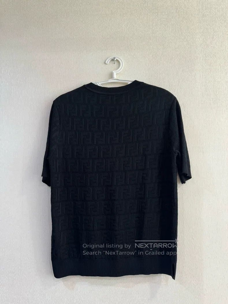 Fendi Fendi Black Pure Cotton Short Sleeve Shirt Size M / US 6-8 / IT 42-44 - 2 Thumbnail