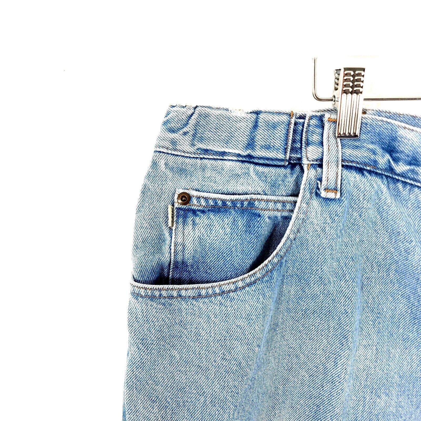L.L. Bean L.L. Bean Light Blue Adjustable Comfort Waist Denim High Ris Size US 42 / EU 58 - 3 Thumbnail