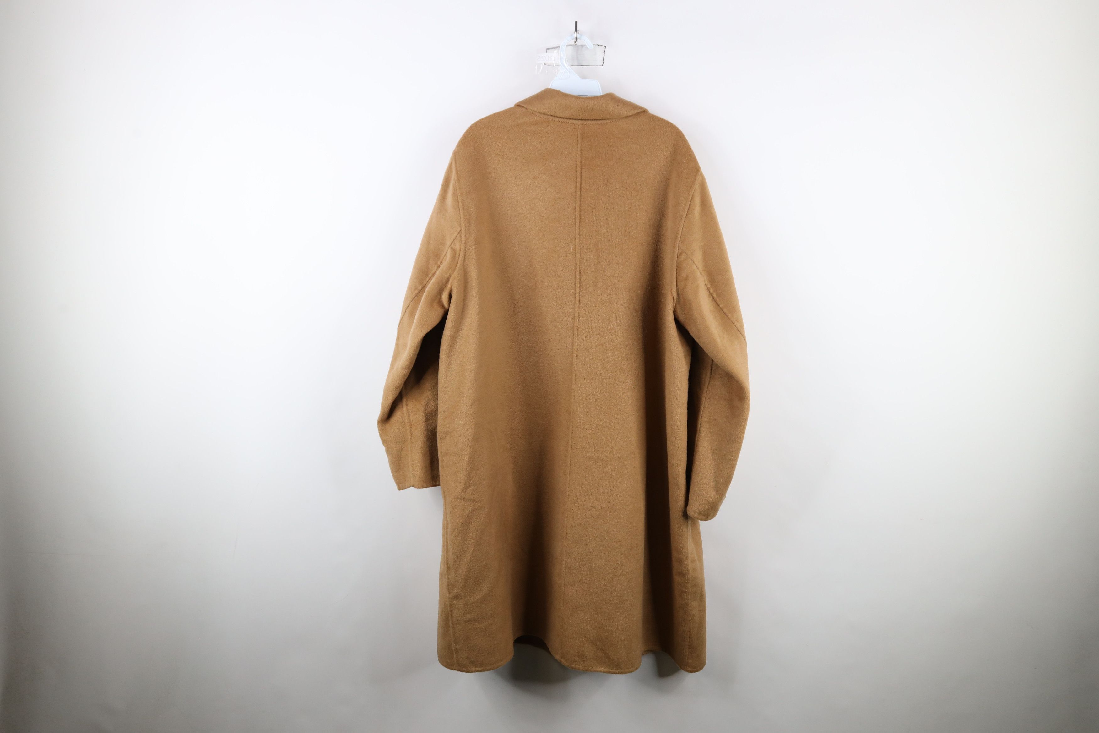 Vintage J Jill Distressed Wool Blend Button Overcoat Jacket Brown Size XXL / US 16-18 / IT 52-54 - 11 Thumbnail