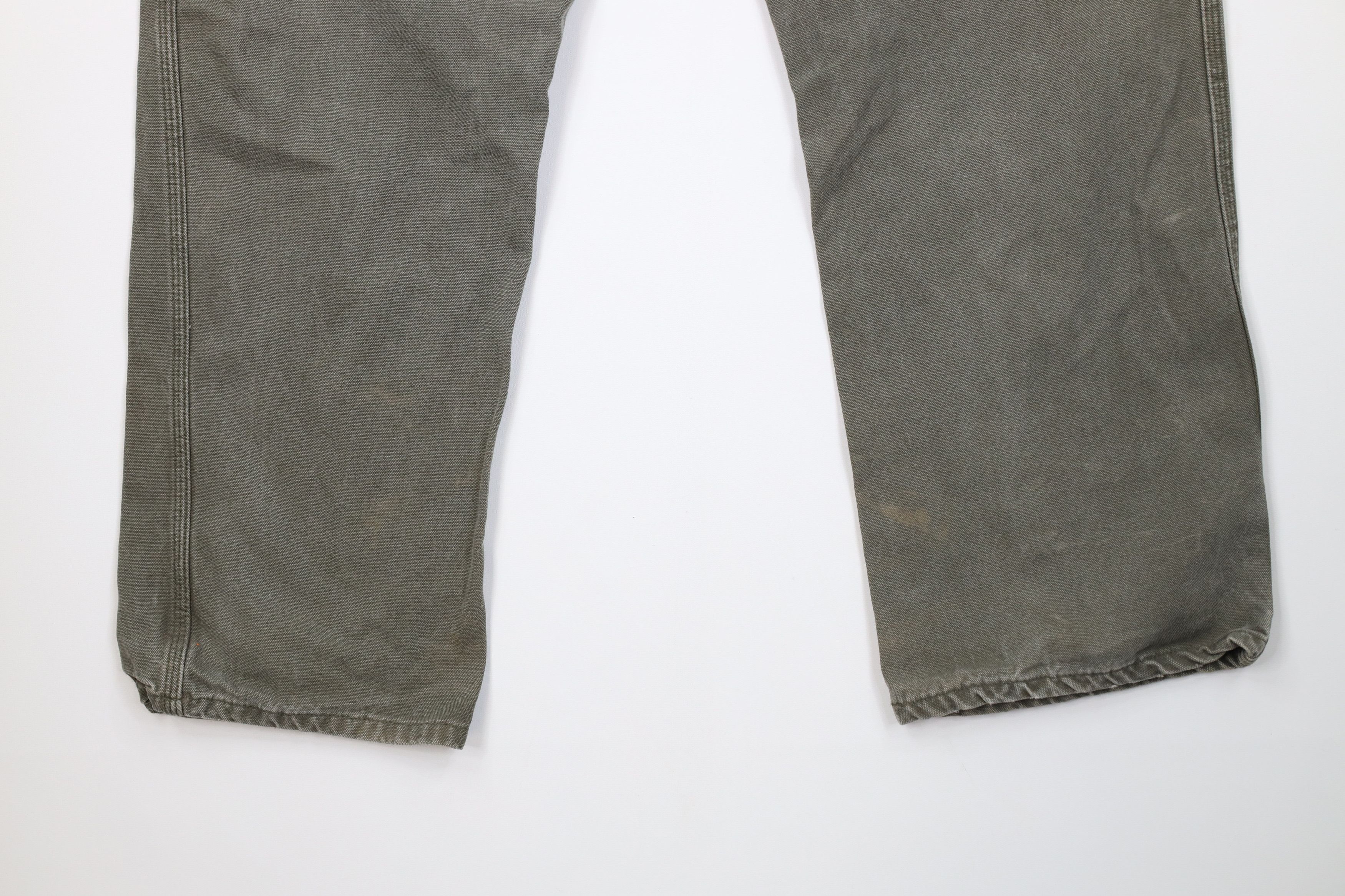 Dickies Vintage Dickies Canvas Wide Leg Dungaree Pants Green Cotton Size US 44 / EU 60 - 12 Thumbnail