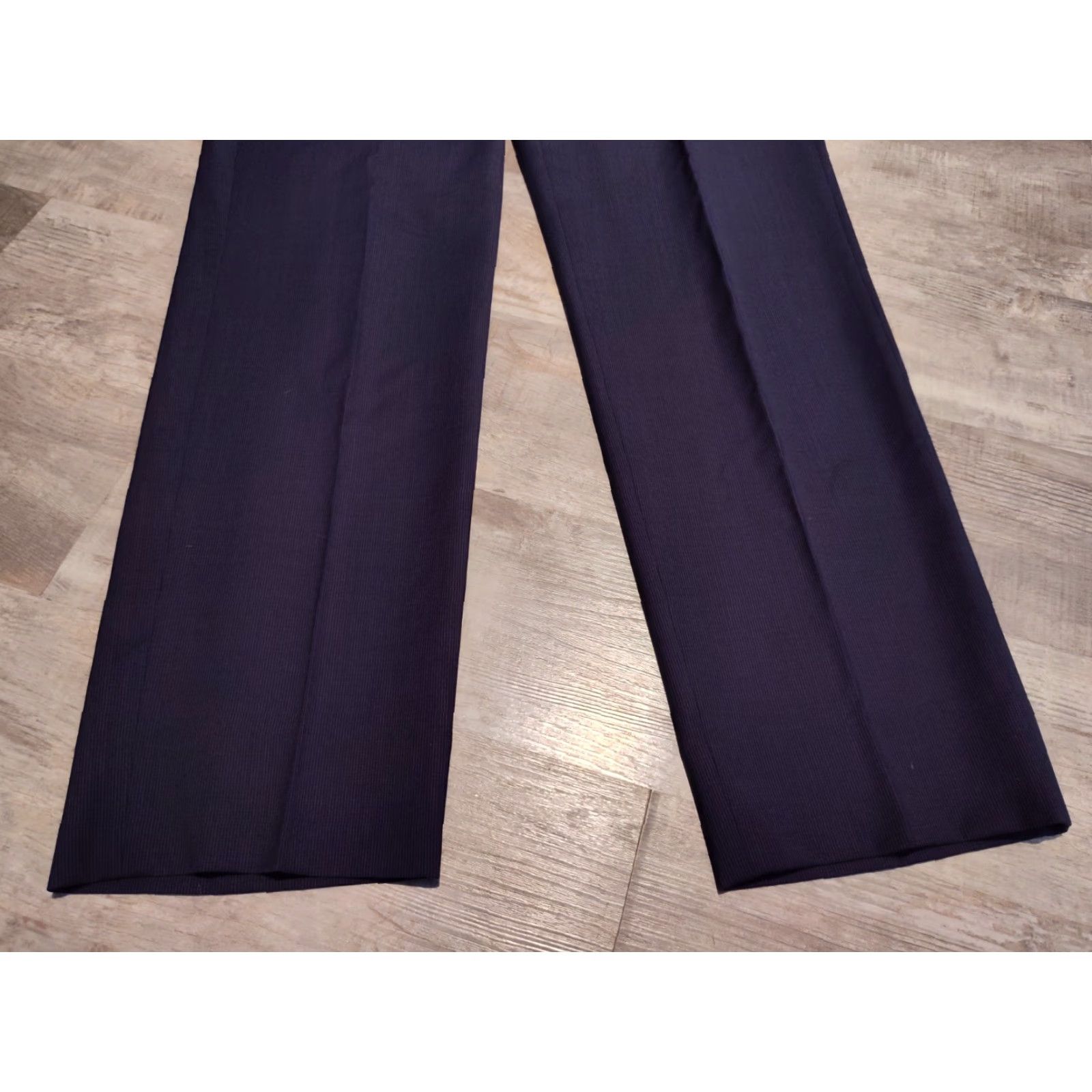 Ted Baker VINTAGE Ted Baker Men's Dress Pants Wool Black Regular Size 35 Straight Leg Business Formal City Size US 35 - 3 Thumbnail
