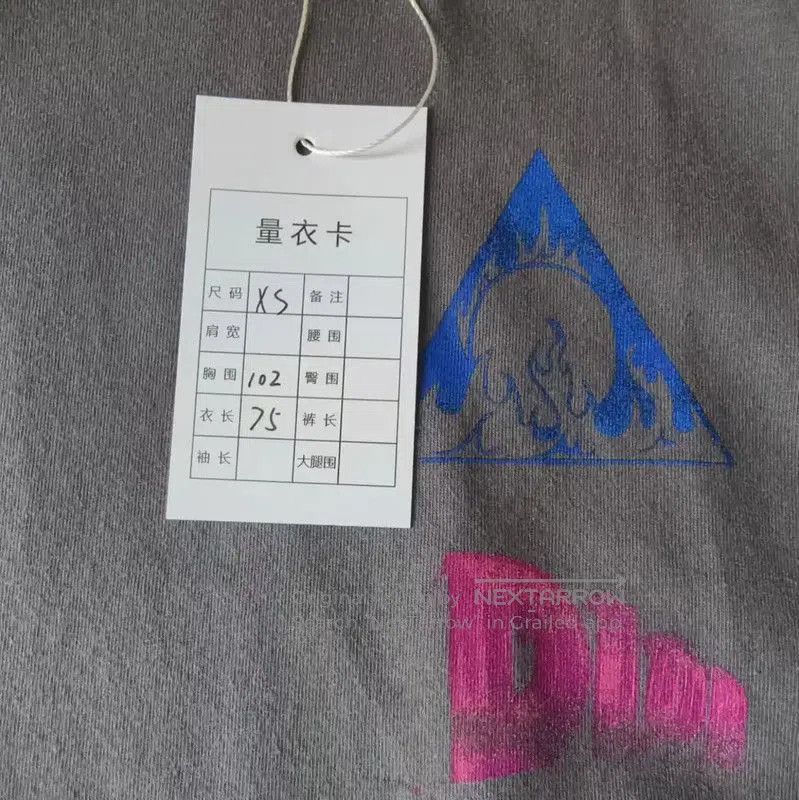 Dior Dior Gray Cotton Men's T-Shirt . Size US XS / EU 42 / 0 - 5 Thumbnail