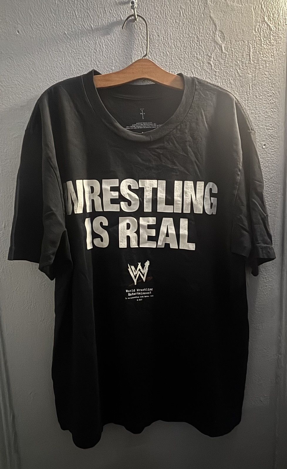 Travis Scott × WWE TRAVIS SCOTT. X WWE wrestling is real T-Shirt Size US L / EU 52-54 / 3 - 2 Thumbnail