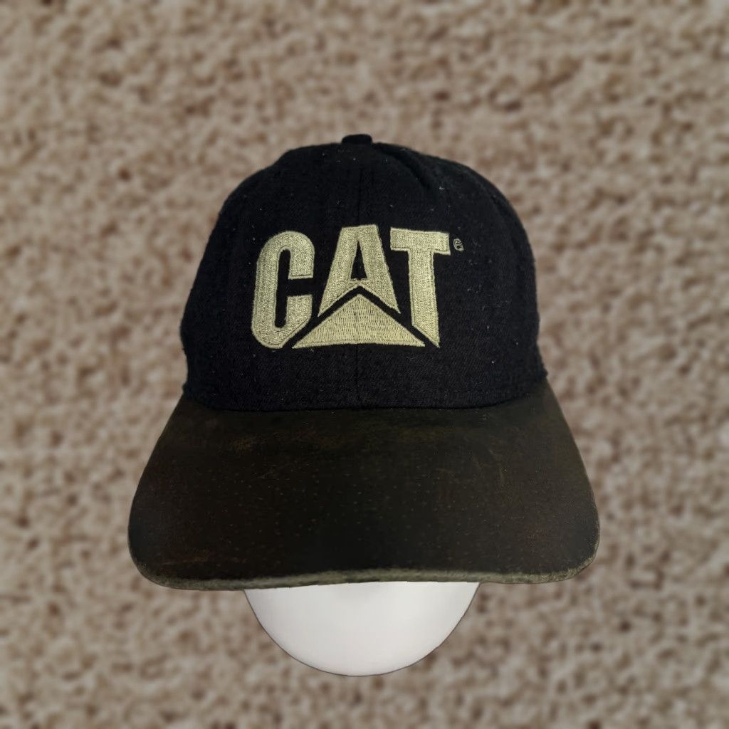 Vintage CAT Hat Cap Snap Back Adult One Size Black Caterpillar Machinery Polyester Workwear Hat/Cap CAT Hat Cap Snapback Adult One Size Black Caterpillar Work Size ONE SIZE - 1 Thumbnail